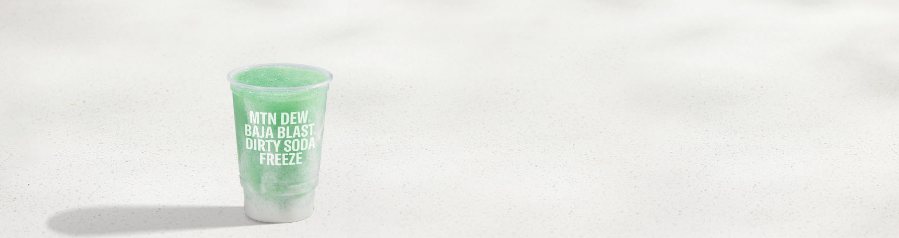 MOUNTAIN DEW ® BAJA BLAST® dirty soda Freeze