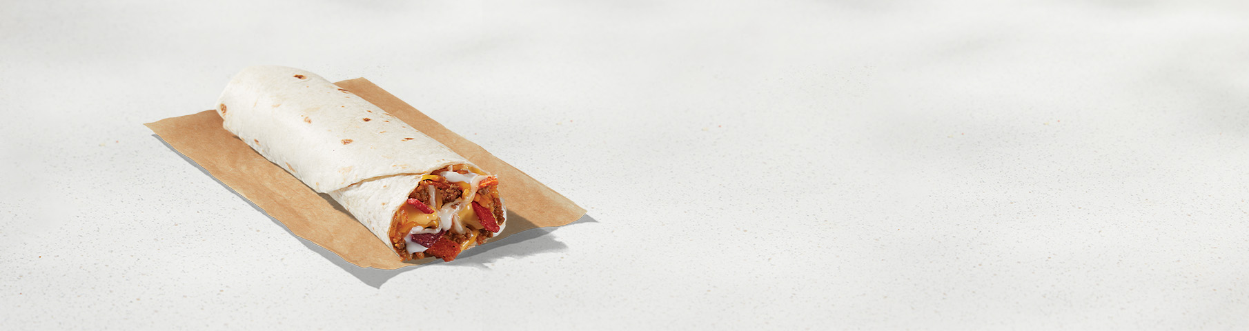 Cheesy Double Beef Burrito