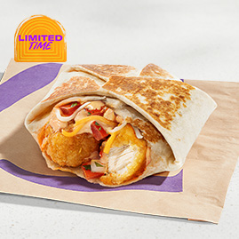 Creamy Chipotle Crispy Chicken Crunchwrap Slider