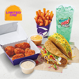 Diablo Dusted Crispy Chicken Nuggets Deluxe Combo