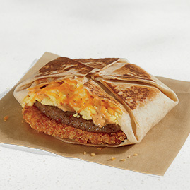 Breakfast Crunchwrap Sausage