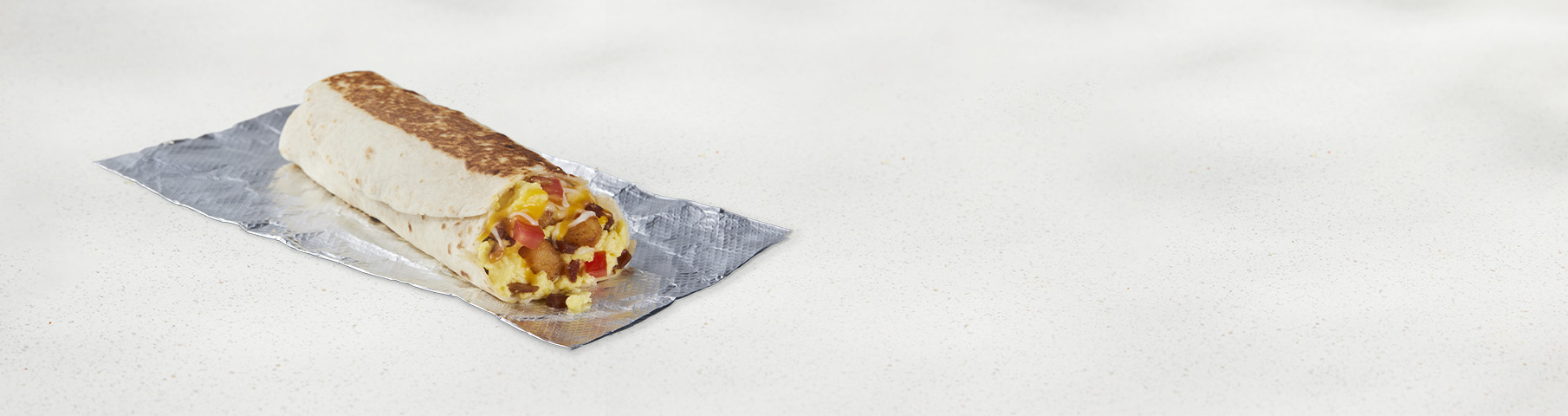 Grande Toasted Breakfast Burrito Bacon