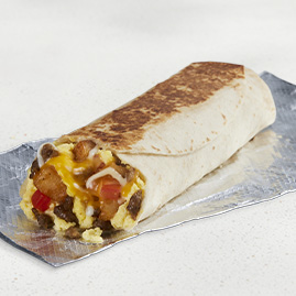 Grande Toasted Breakfast Burrito Sausage