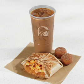 Breakfast Crunchwrap Combo